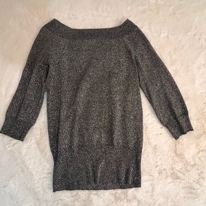 Sparkly silver Premise sweater